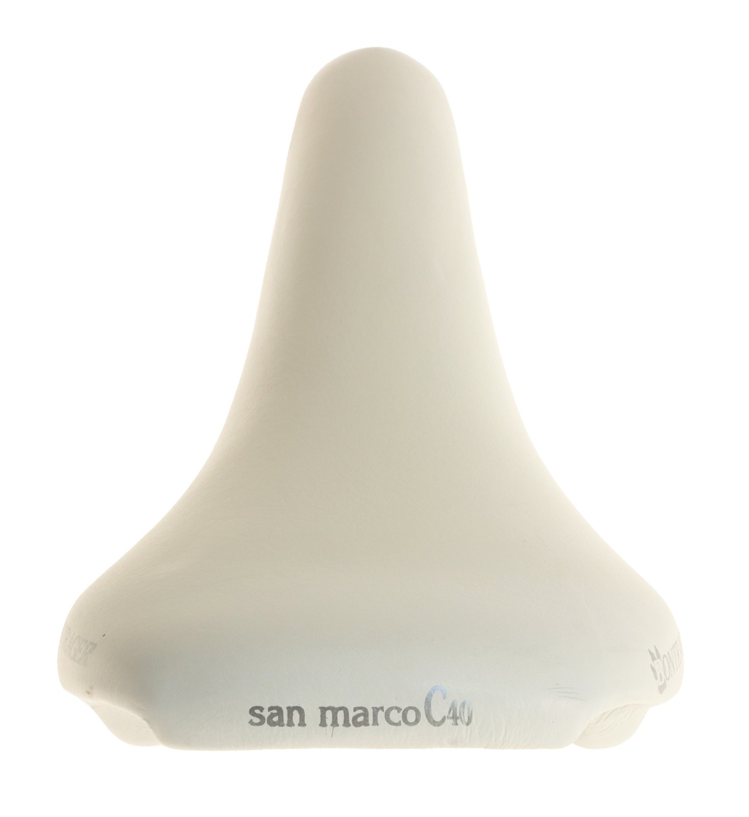 Selle San Marco Bontrager Saddle C40 Steel White Smooth Leather 90s NOS NEW