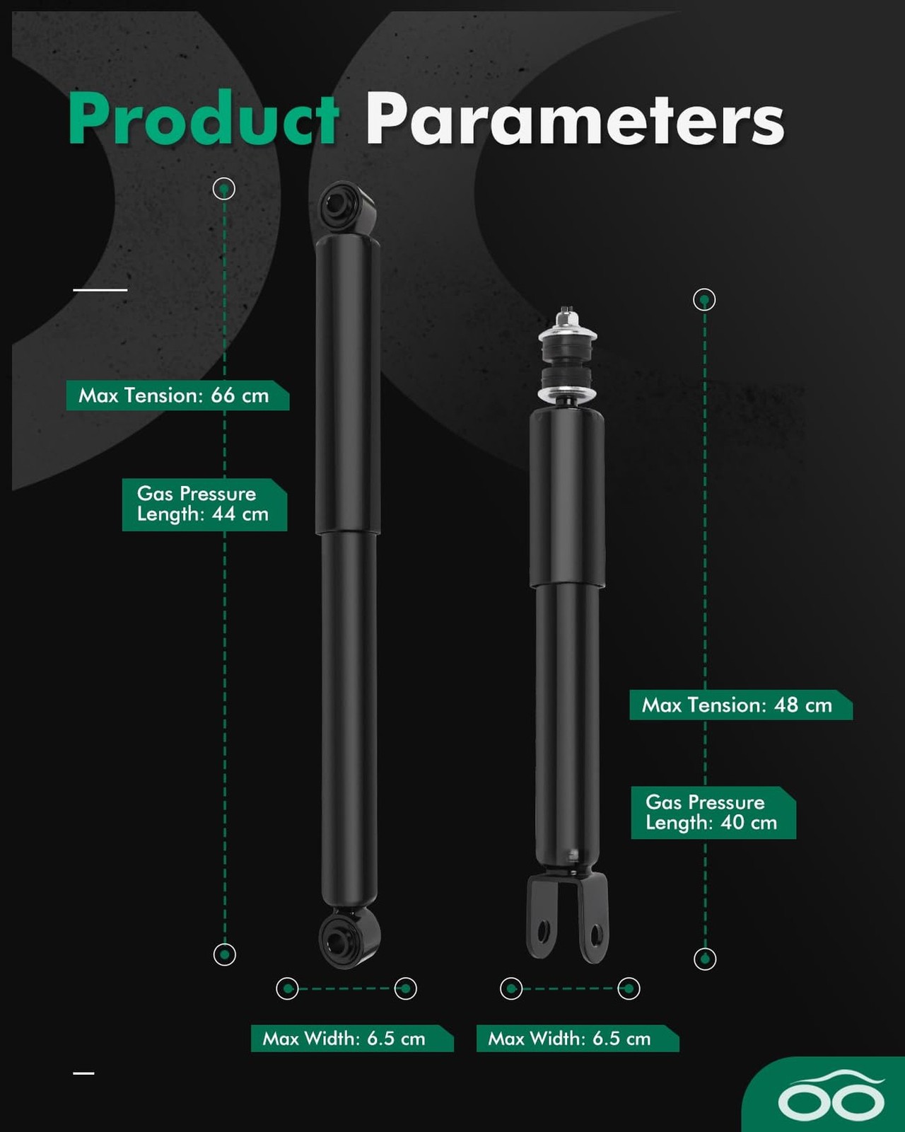 Shocks,SCITOO Front Rear Gas Struts Shock Absorbers Accessories Fit for 2000 …