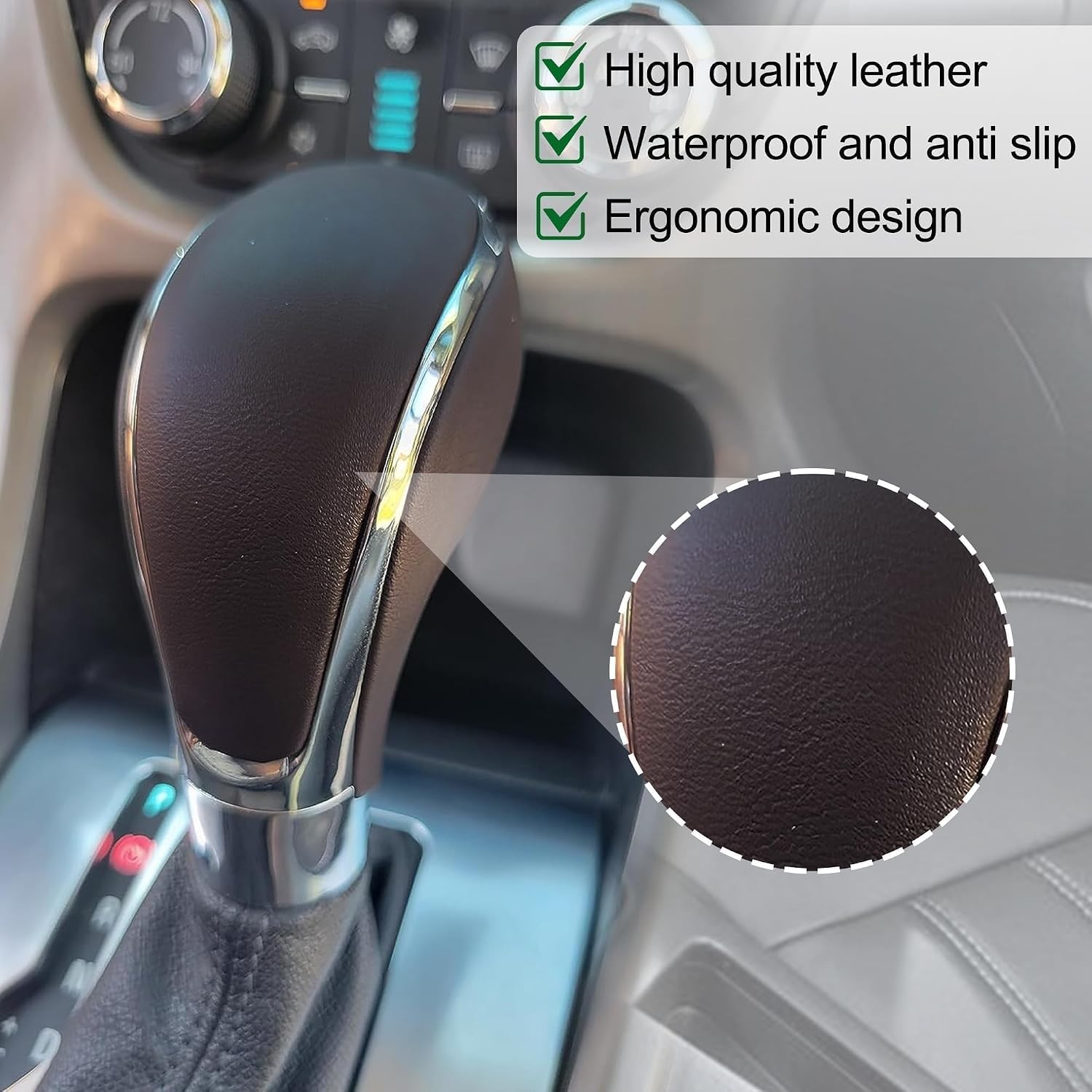 Brown Automatic Gear Stick Shift Knob for Buick Verano Regal Excelle Opel Va