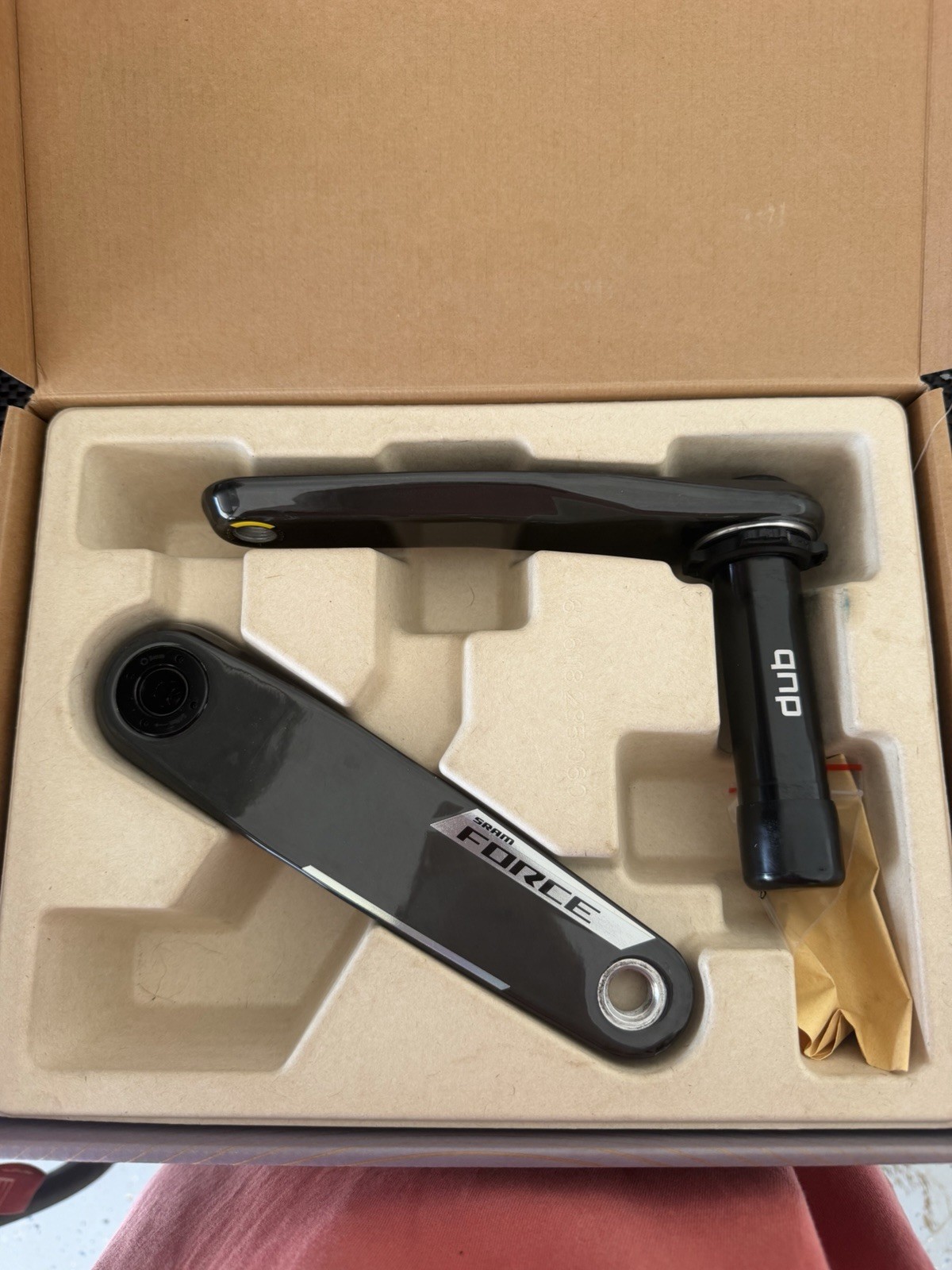 SRAM Force E1 DUB Carbon Power Meter Crank Arms 175mm