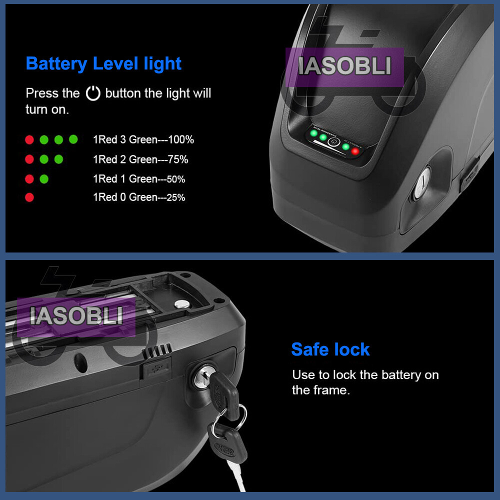 48V 15Ah Hailong E-bike Battery 200W-1000W Electric Bike Motor Lithium Batterys