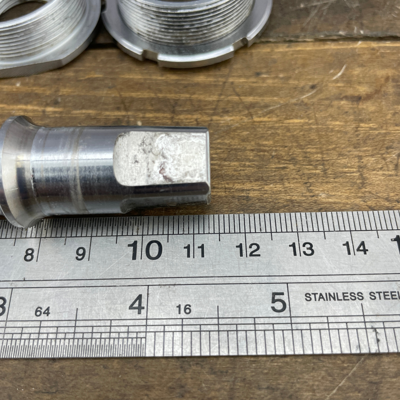 Vintage Campagnolo Record Bottom Bracket 68-SS CPSC English 110 68 Rifled A3
