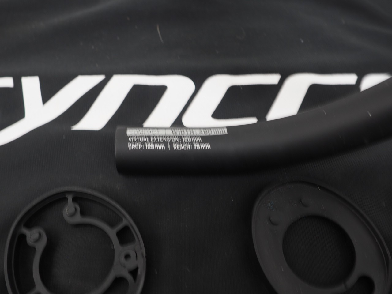 New! Syncros Creston IC SL Carbon Road Integrated Bar Stem 40cm x 120mm Black