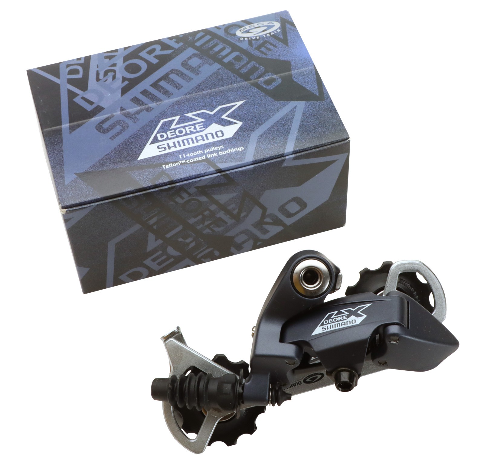 Shimano Deore LX RD-M750 SGS Rear Derailleur 9s Long Cage NOS NEW