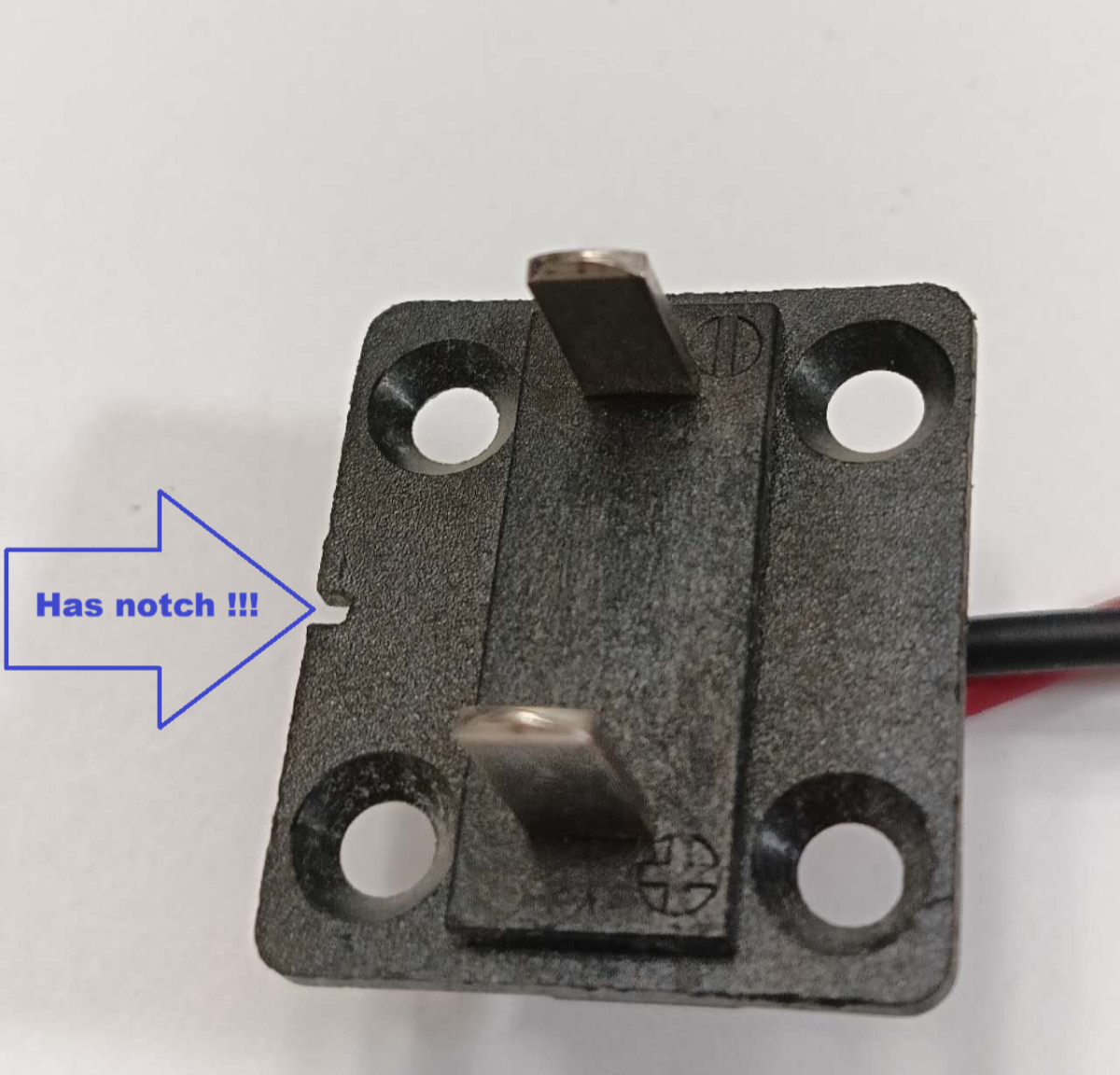 24V 36V 48V silver fish battery power cord adaptor 2 prong