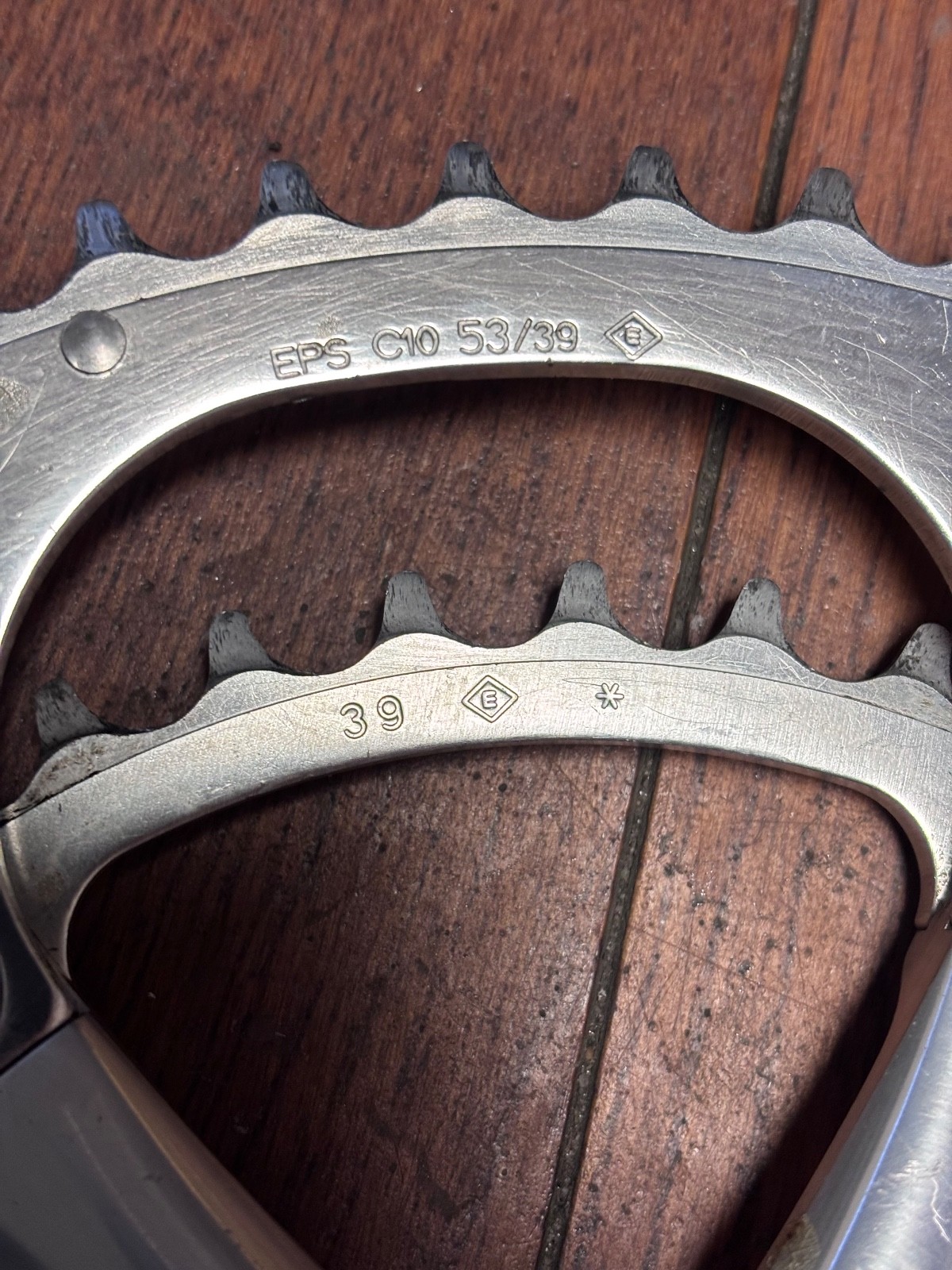 Campagnolo Chorus Crankset 2 x 10 speed, 175mm, 53-39 Tooth chainrings
