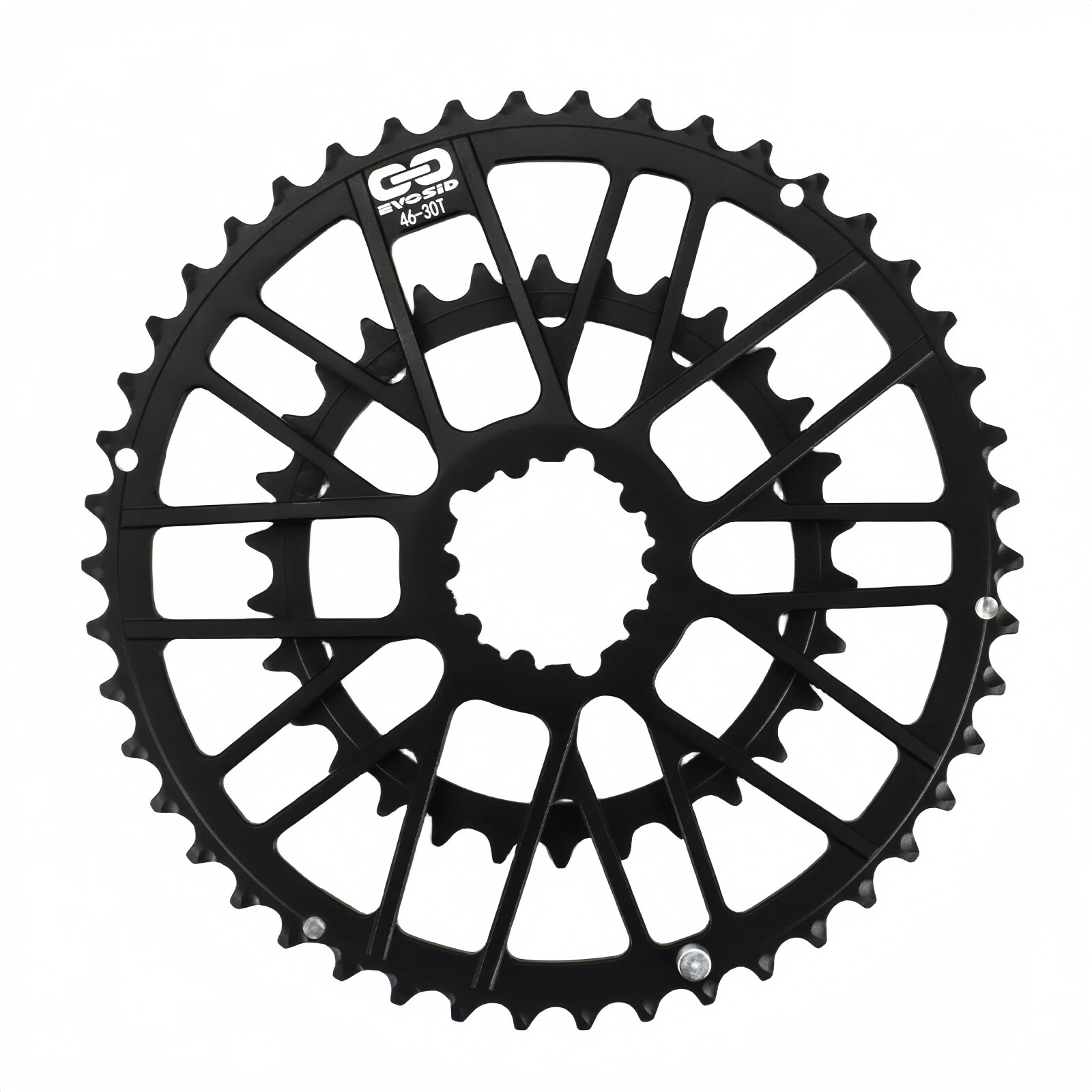 Gravel Road Folding Bicycle Crankset Chainring 46-30T 48-32T Double Chainwheel