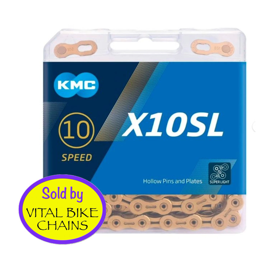 KMC X10SL Chain 10 speed – Gold