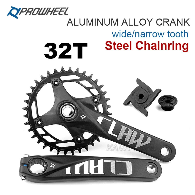 175 170mm 104BCD Mountain Bike Crankset 32 34 36 38 40T Narrow Wide Chainring