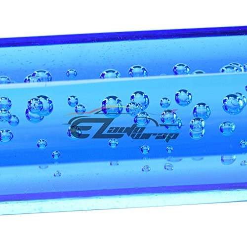 Shift Knob Stick Crystal Transparent Bubble Purple Blue Throw 20cm Blue Purple