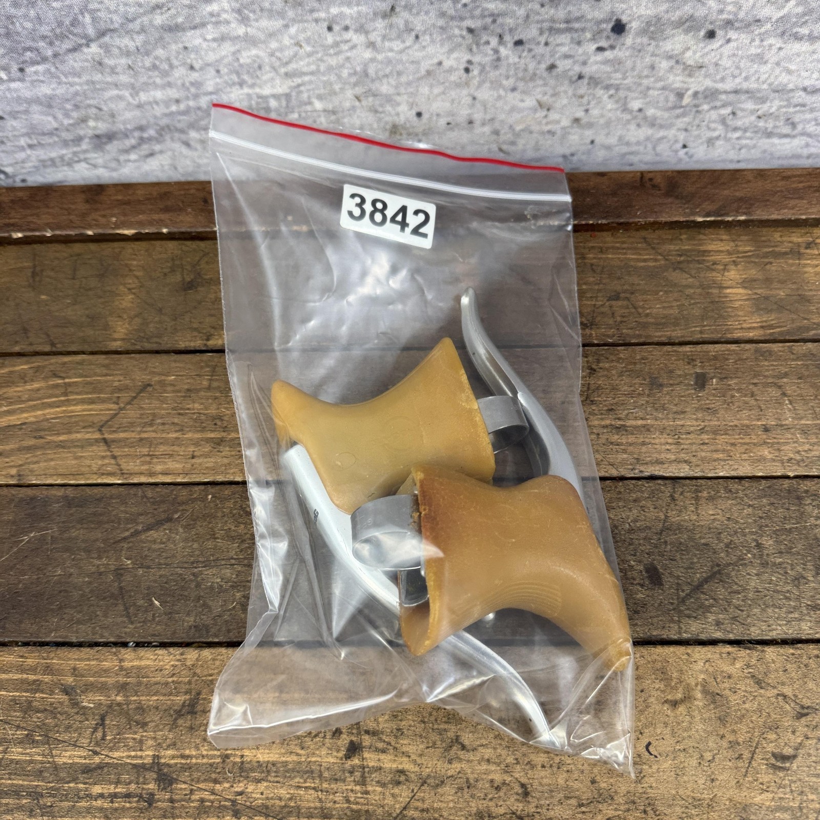 Vintage Gran Compe AC250G Brake Levers Pair 4-Finger 23.8mm Drop Bar Hoods Japan