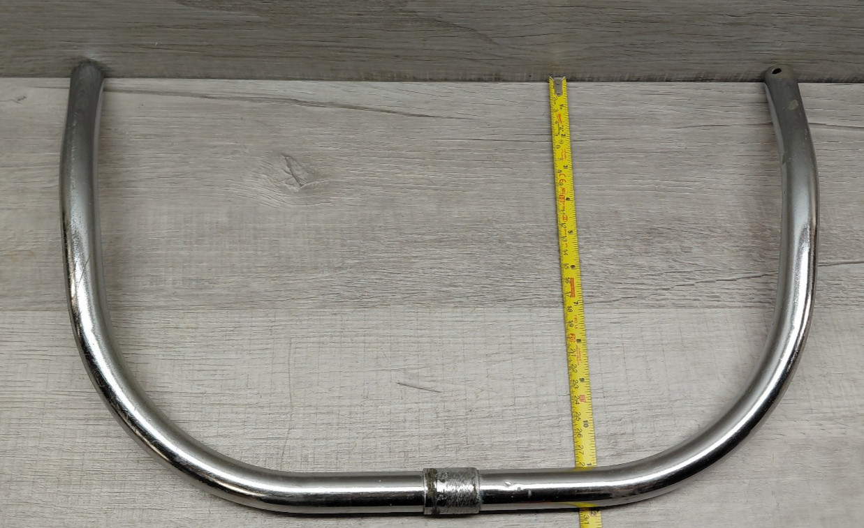 Vintage Steel Upright «U» Shaped Steel Bicycle Handlebar 20.5″ Wide 12″ Deep