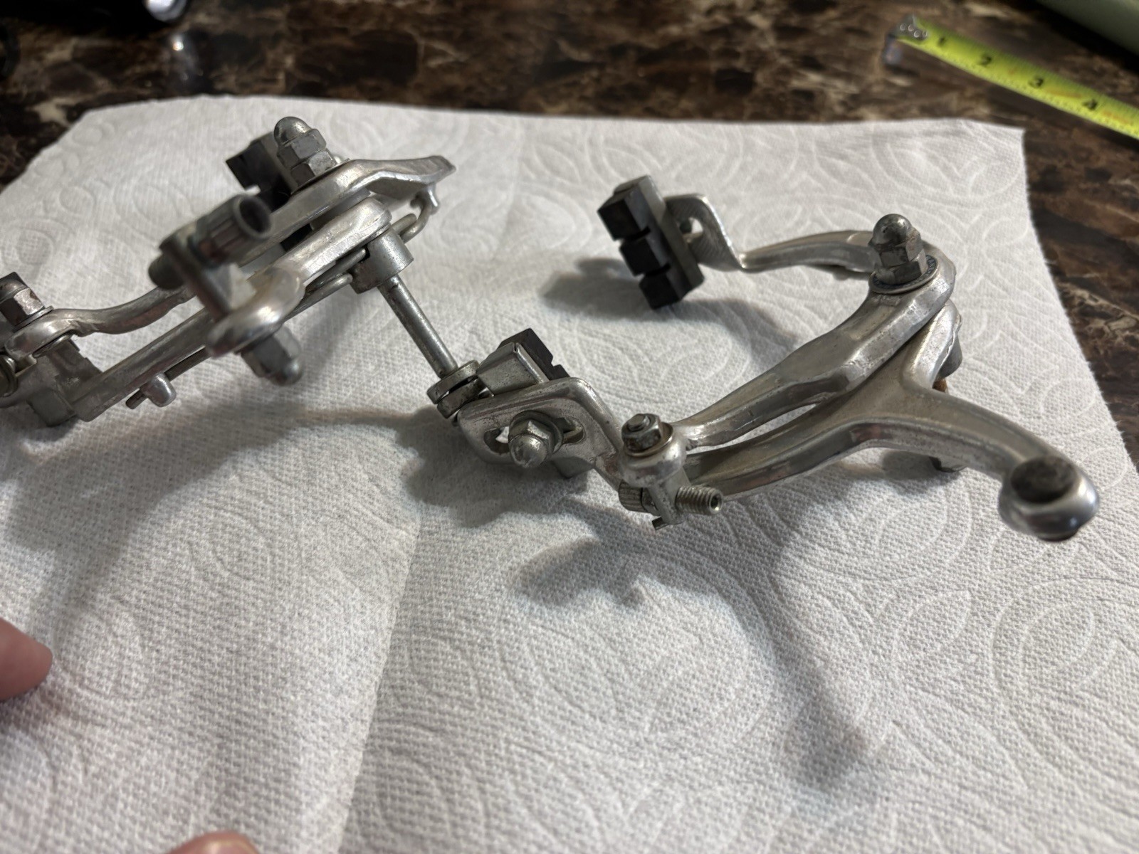 BMX 1000A Sidepull Brake Caliper PAIR Front Rear Silver used brakes APSE CHINA