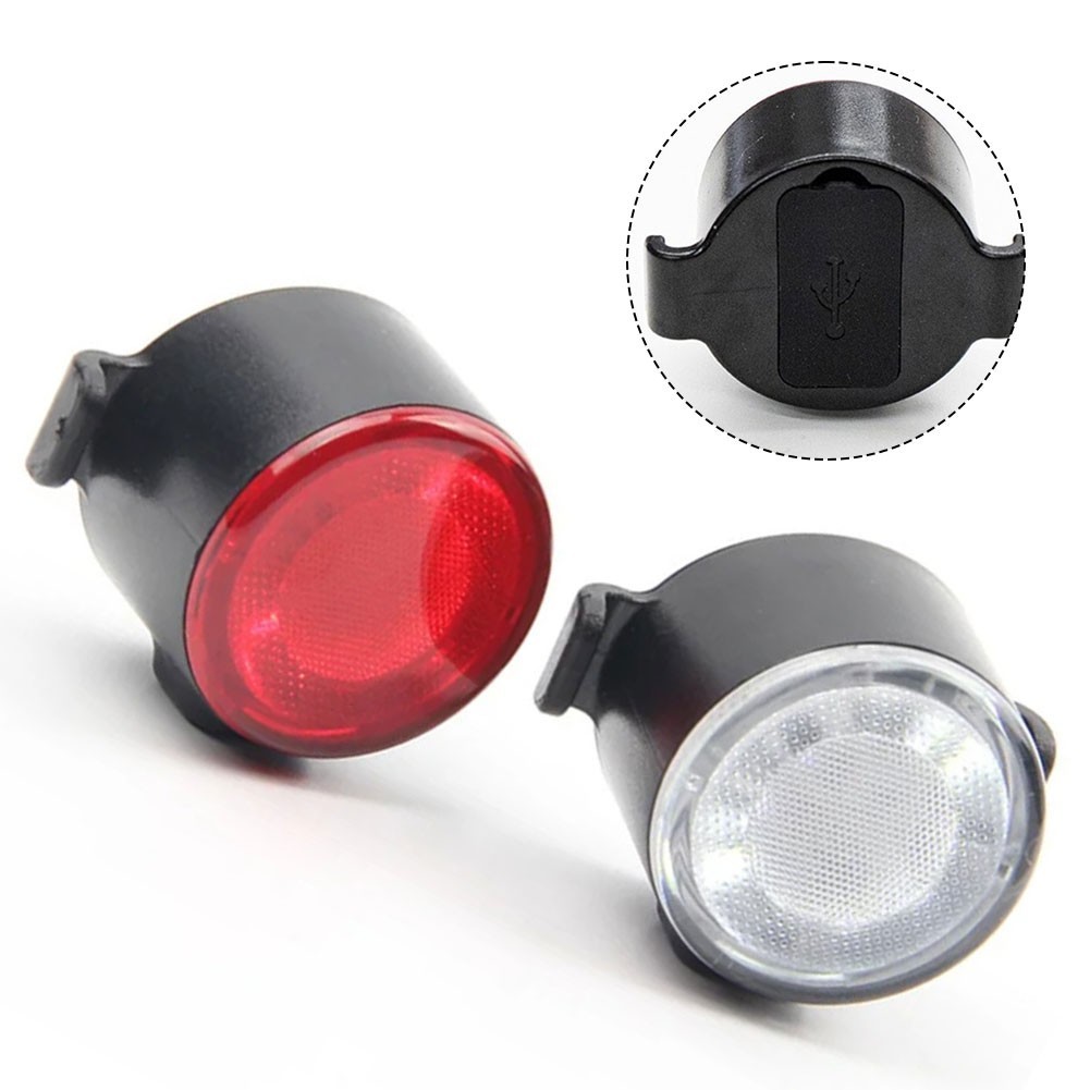 Waterproof LED Bike Lights Set USB Rechargeable Front and Rear Safety Lighting