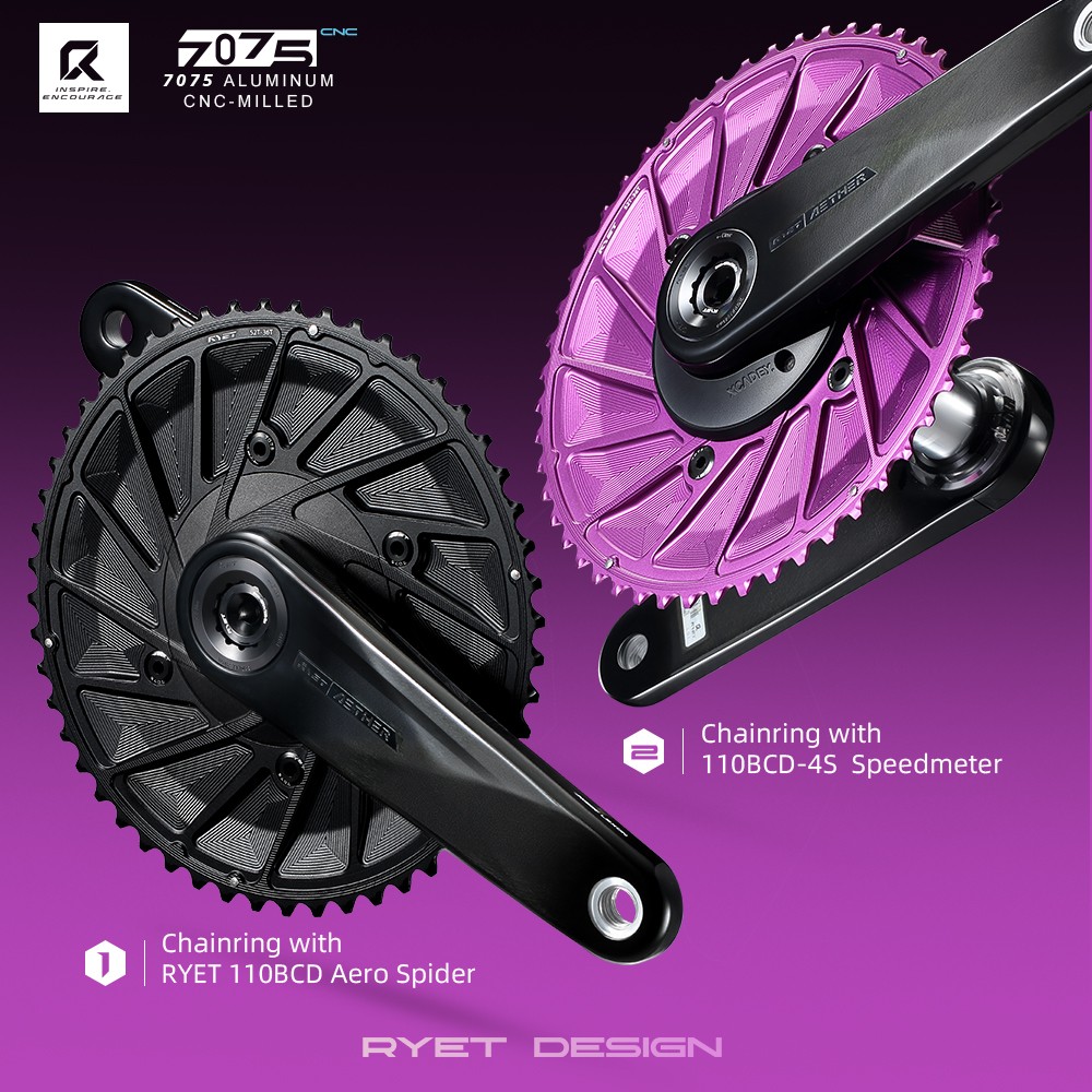 Aero Bike Chainring Compatible 54-40T 56-42T 11/12 Speed For Road & TT Bikes