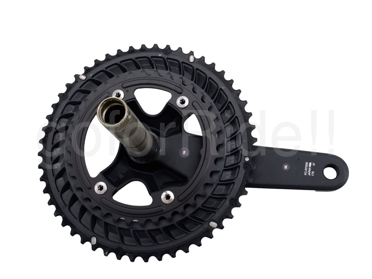 Shimano 105 FC-R7000 Road Bike Bicycle Crank Set 175mm 52/36t no BB Black