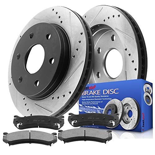 12.01″ Front Disc Brake Rotors and Ceramic Brake Front Brake Pads and Rotors