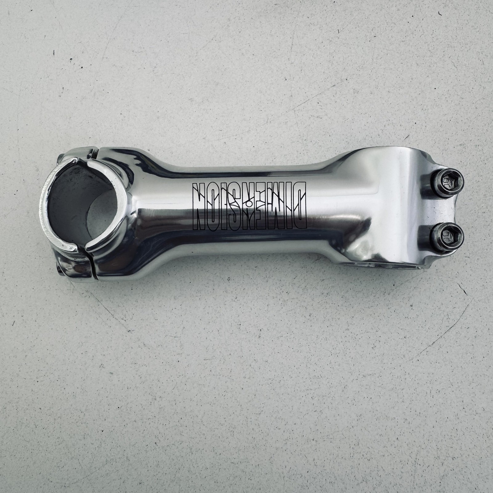 Dimension Threadless Stem 1-1/8 105/84mm Silver Forged Alloy QBP SM4541 DMN A75