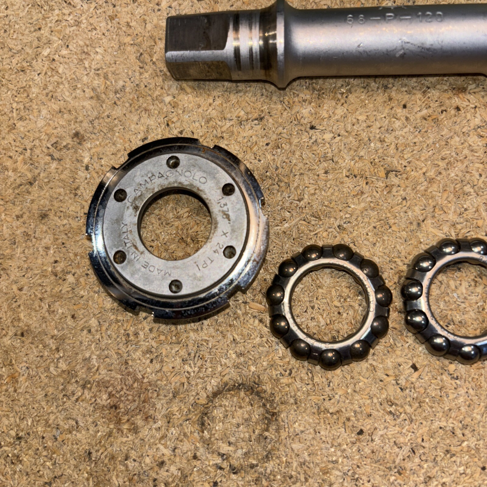 Vintage Campagnolo Record Bottom Bracket English Thread 109mm