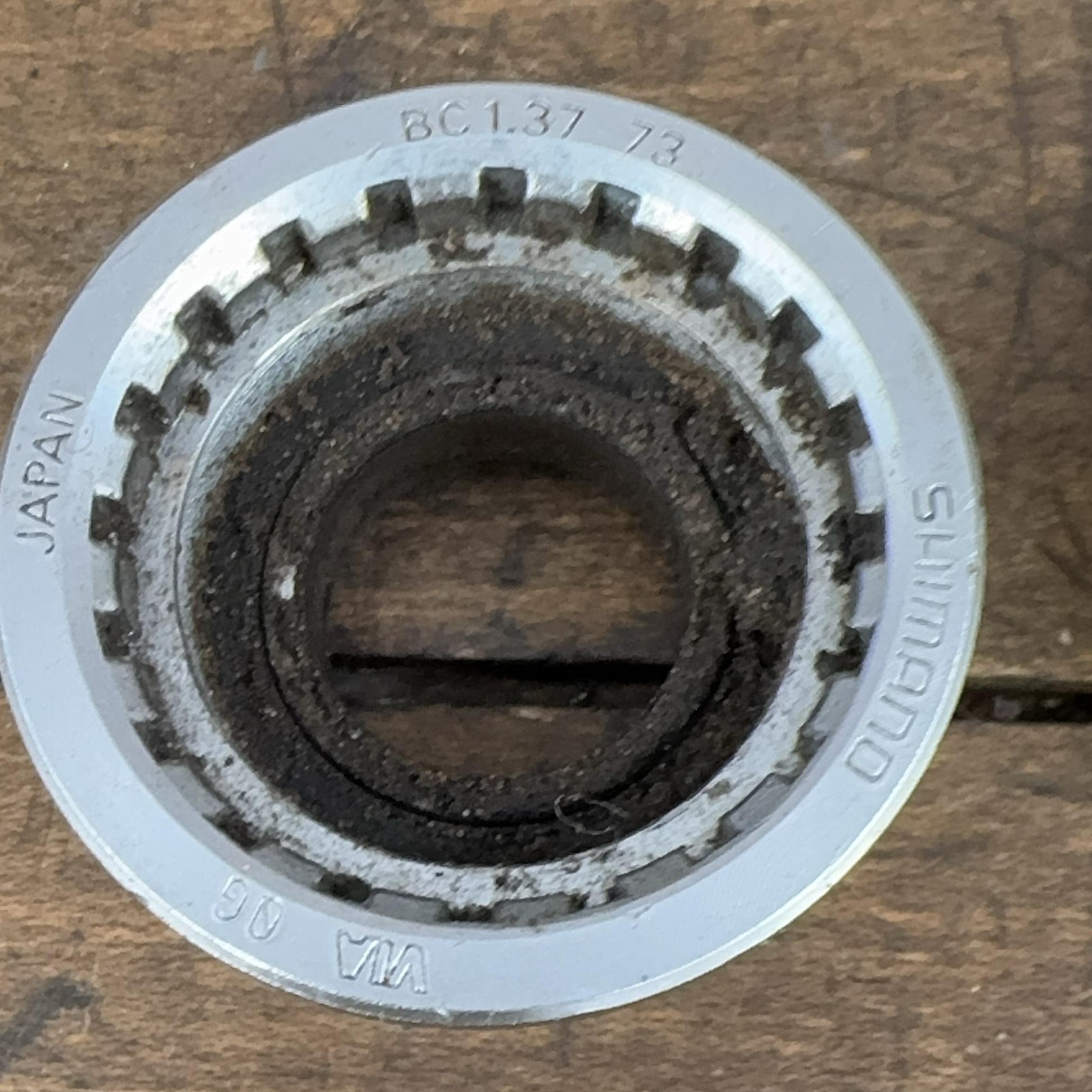 Vintage WTB Grease Guard Bottom Bracket 109 68mm BSA Square Taper