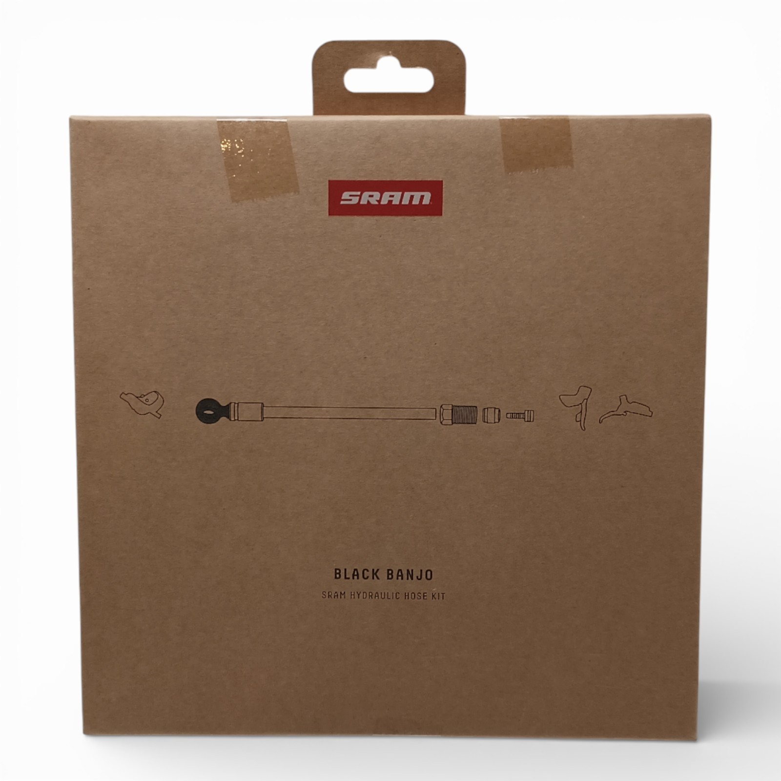 SRAM Disc Brake Hose Kit – Black Banjo, 2000mm Hydro