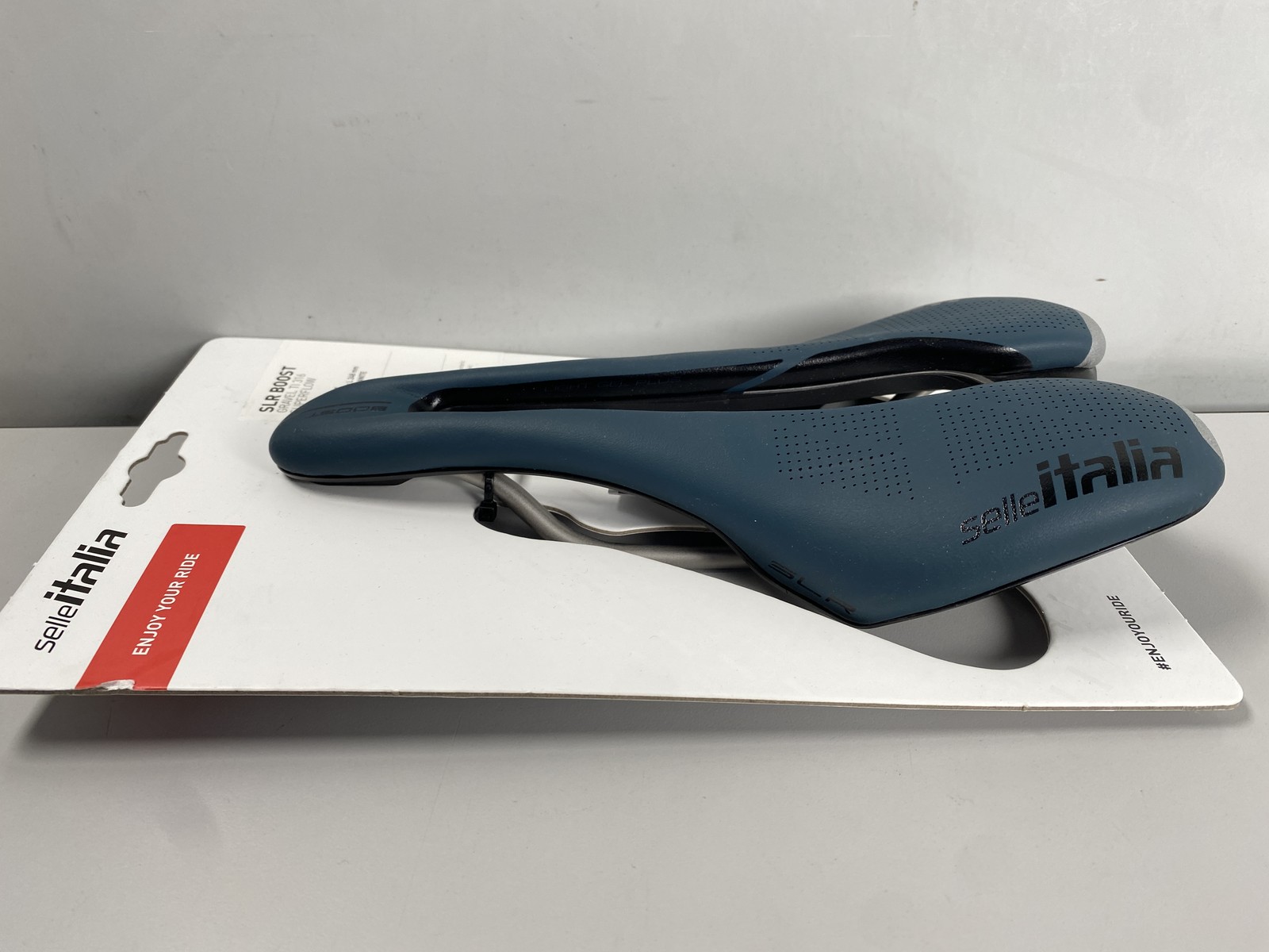 Selle Italia SLR Boost Gravel Ti316 Superflow – Blue L3
