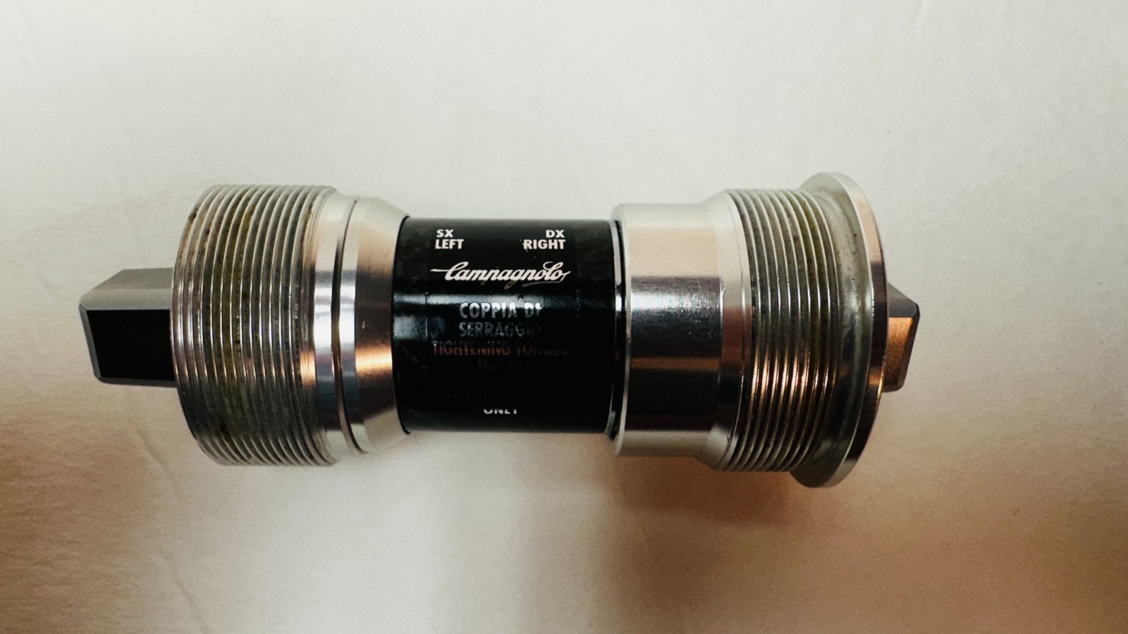 * CAMPAGNOLO RECORD BOTTOM BRACKET BB99-RE02IT ITALIAN SQUARE TAPER 102MM – NEW*