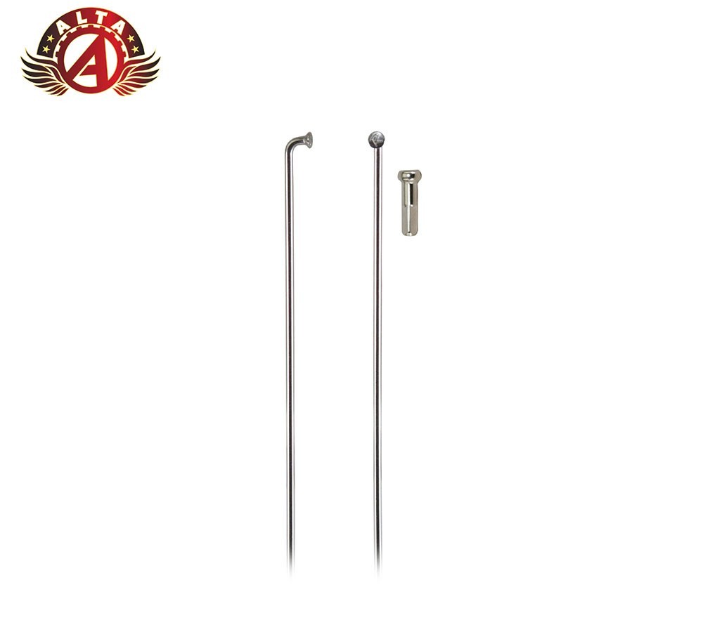 4 REPLACEMENT ALTA Bicycle Spokes 14g Stainless Steel W/Nipple Silver 76mm-315mm