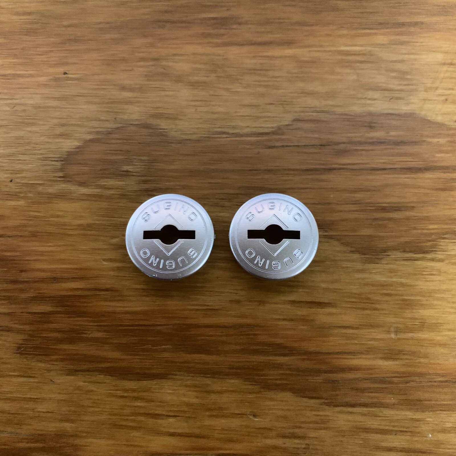 SUGINO BMX «CRANK DUST CAPS» SILVER 80-87 OLD SCHOOL NOS CT MAXY CROSS SUPER GT
