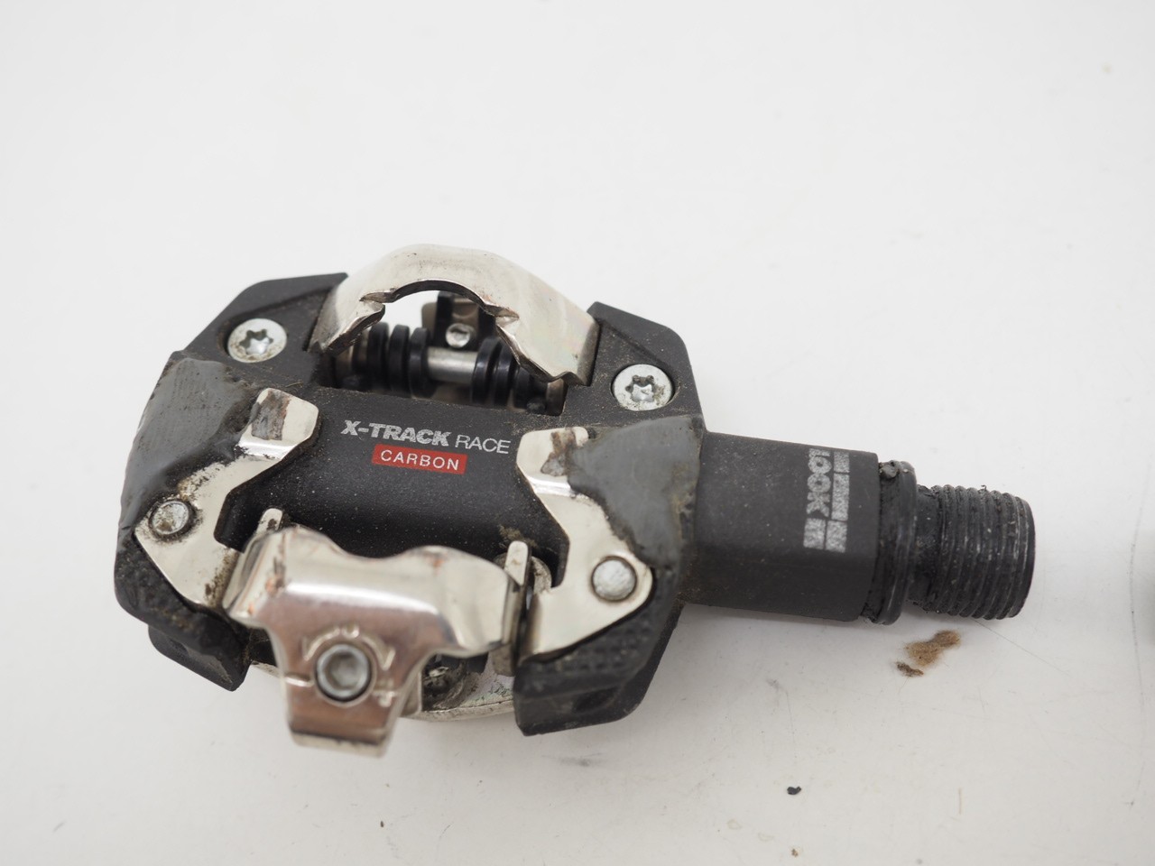 LOOK X-Track Race Carbon Mountain Bike Pedals Black w/o Cleats *Good*