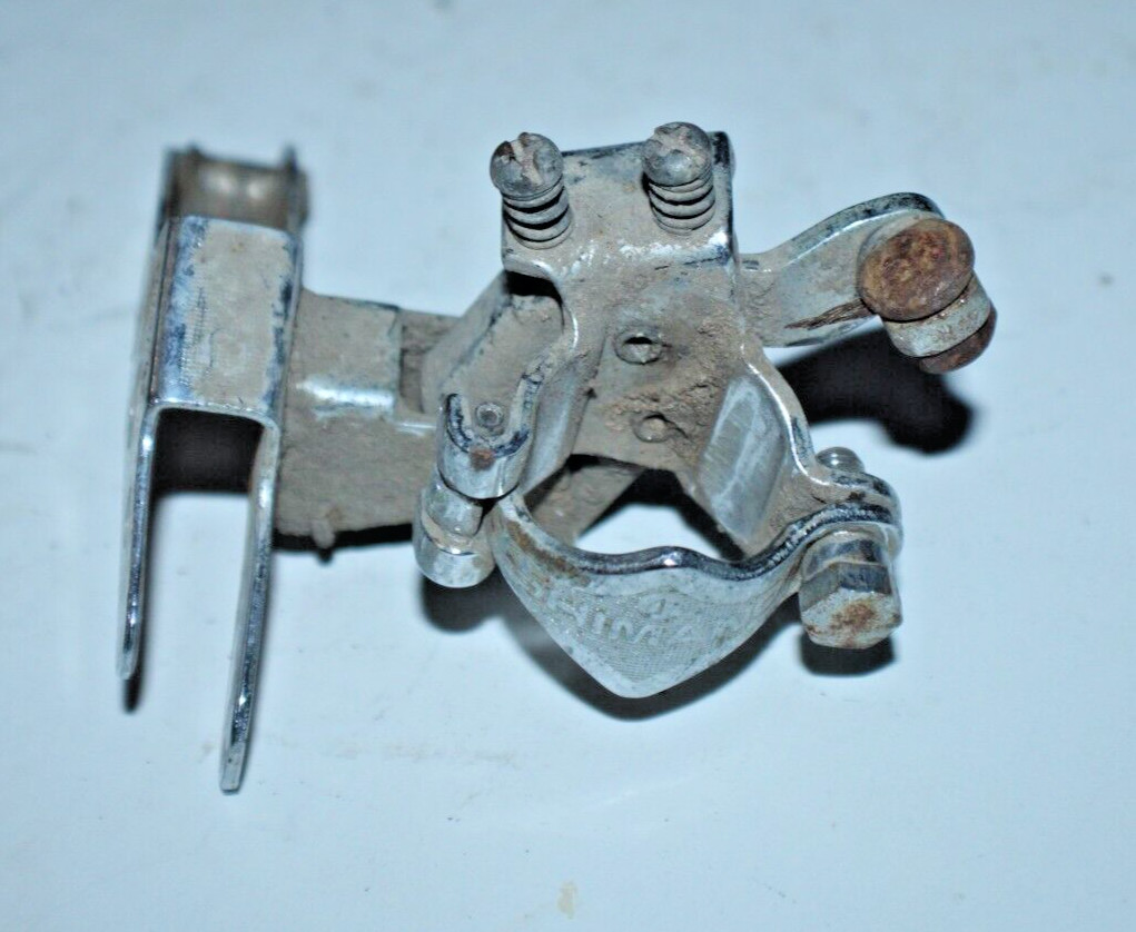 Vintage Shimano Thunderbird Double Front Derailleur 1″ Bottom-Pull USA Shipping