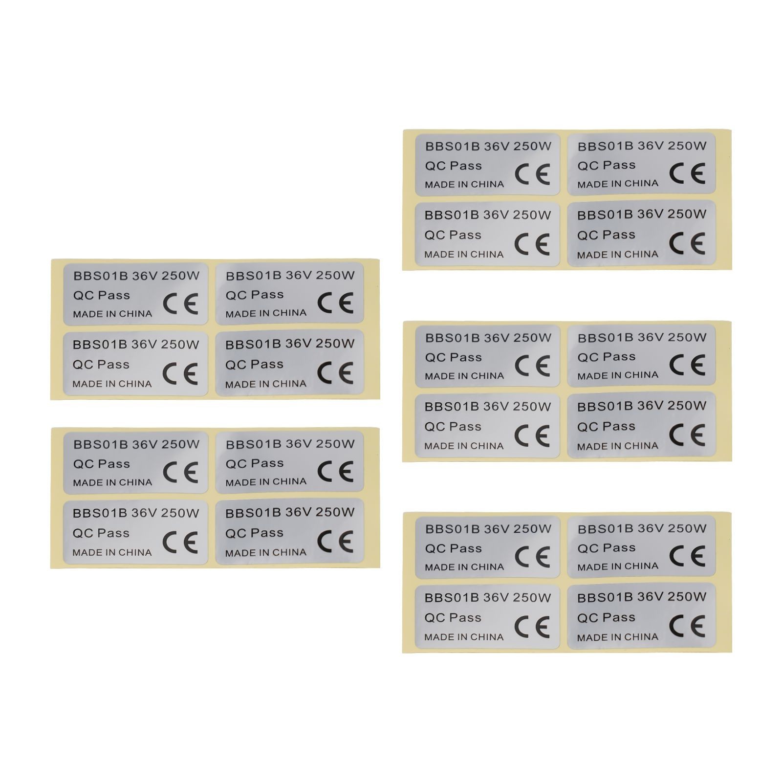 20* Sticker 20pcs 36V 250W 45x23mm01/BBSHD Components High Quality