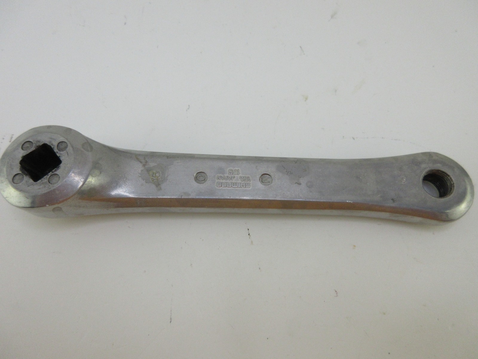 Shimano Vintage Left Non Drive Side Crank Arm 175mm Square Taper Alloy Japan