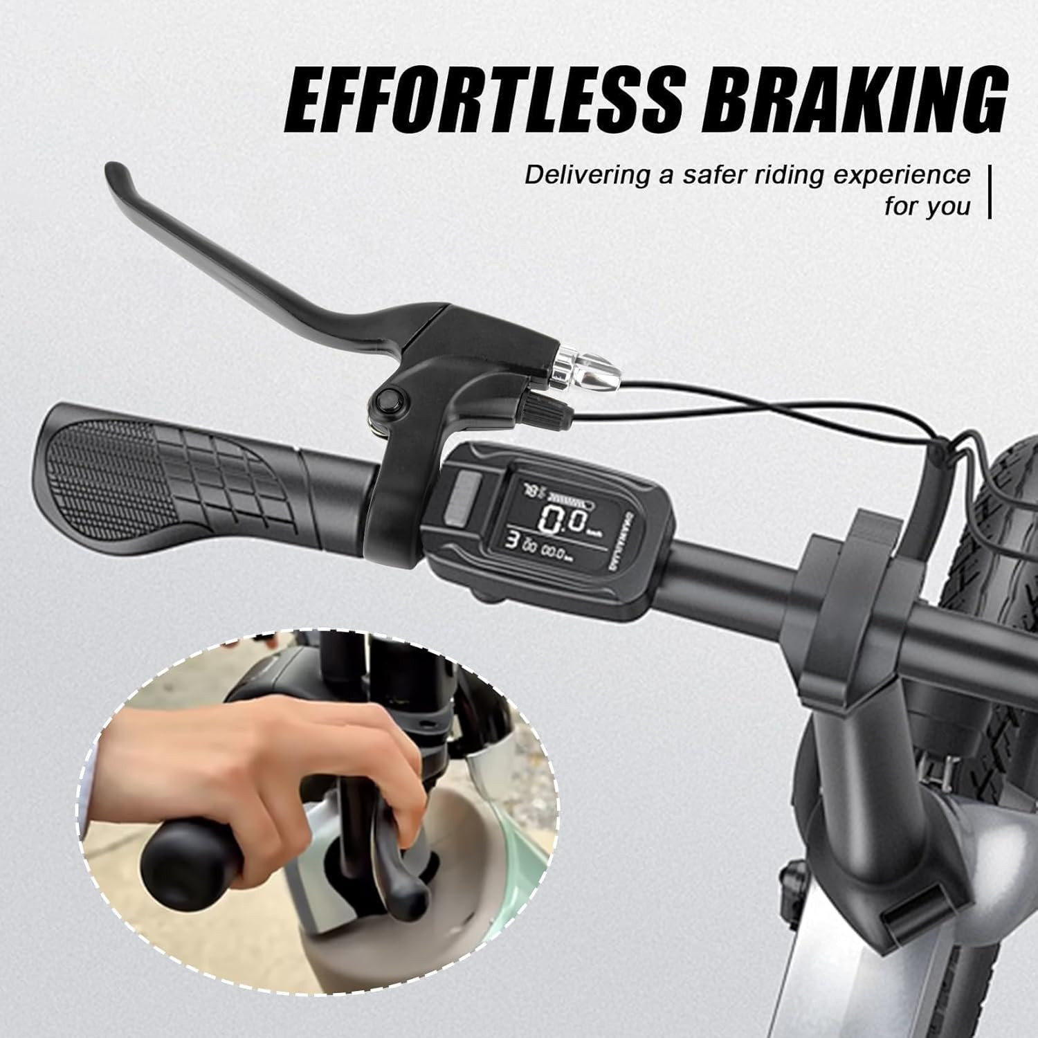 22MM Ebike Brake Lever Electric Bike Brake Handle 2 Wires Left and Right E-Bi…