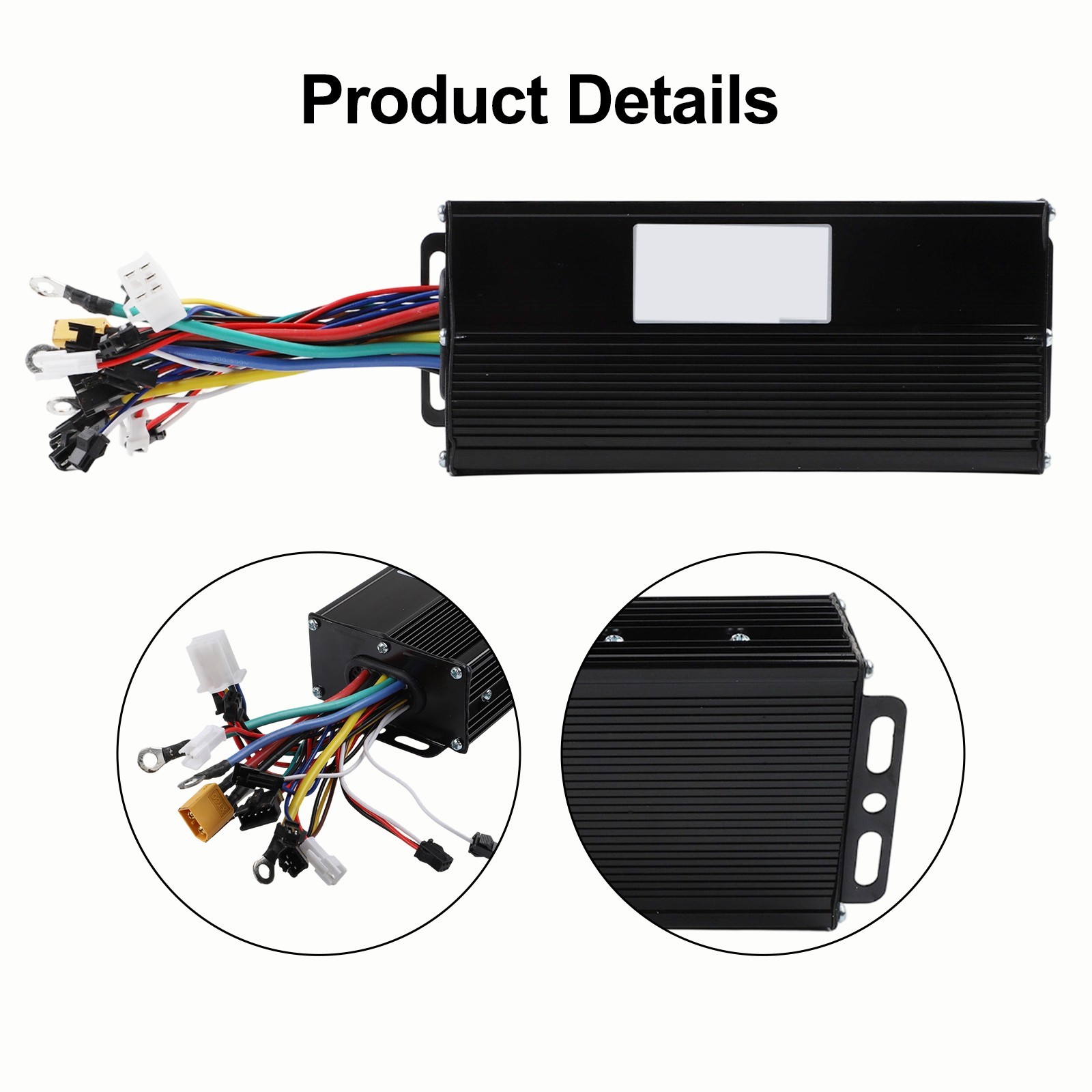 Intelligent 3 Mode Ebike Controller 36V 52V 35A Sine Wave for Brushless Motor