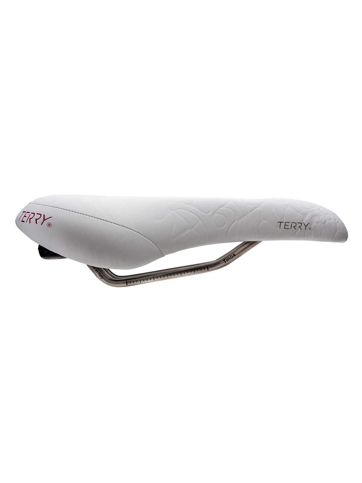Terry Women’s Butterfly Ti Bike Saddle Seat, Comfortable Center Cutaway, White