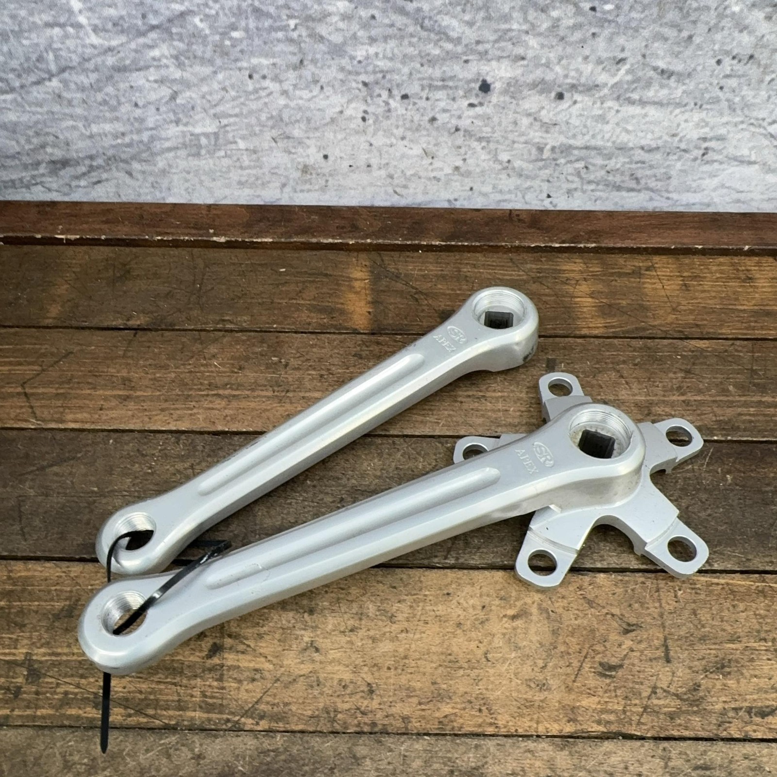 Vintage SR Apex Crank Set 170 Mm 86 BCD NOS Square Taper Double 70s Road Japan