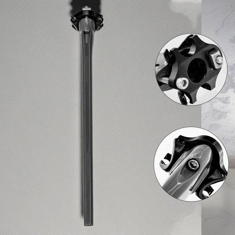 Full Carbon 340mm 0mm Offset Bicycle Seatpost for DOGMA F Bike Frame Saddle TOOL