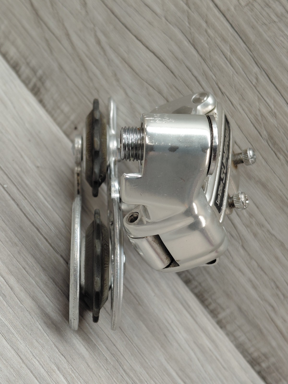 Vintage SunTour Superbe 1st Gen Rear Derailleur Short Cage Silver – Japan