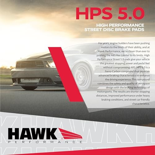 Hawk Performance HB766B.624 Street Brake Pads HPS 5.0 Black