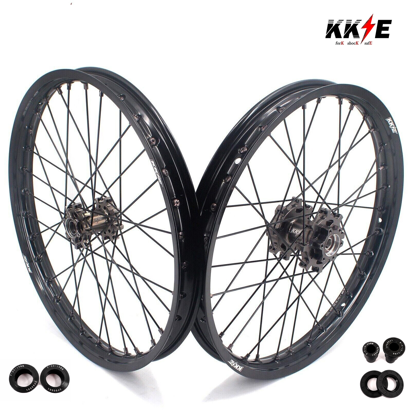 KKE 19/16» Enduro Wheels Rims Set For SurRon Light Bee X 19-22 E-Bike CNC Hubs