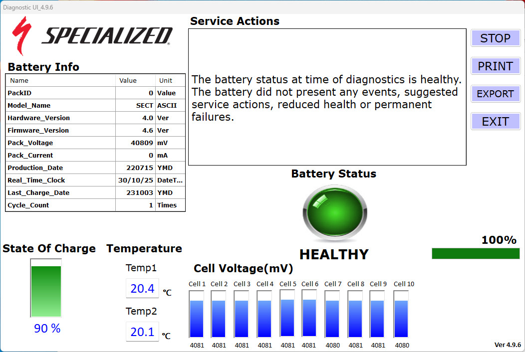 Specialized Levo Gen 3 500wh M3 battery with Hinged Door