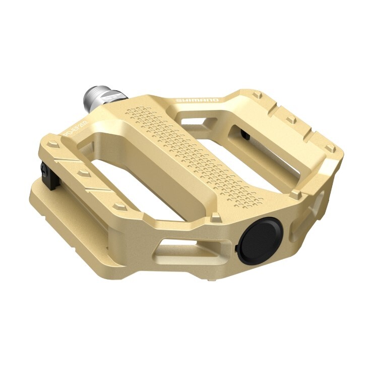 SHIMANO PD-EF202 FLAT PLATFORM E-BIKE PEDALS PAIR 9/16 NEW