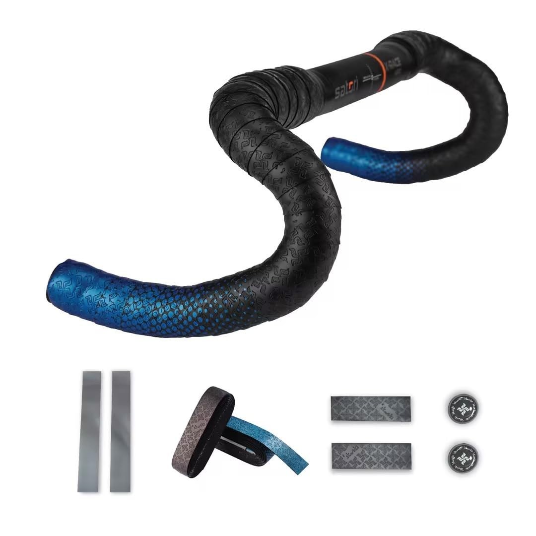 Road Bike Handlebar Tape with Shock-Absorbing EVA Foam & Sweat-Absorbing Non-…