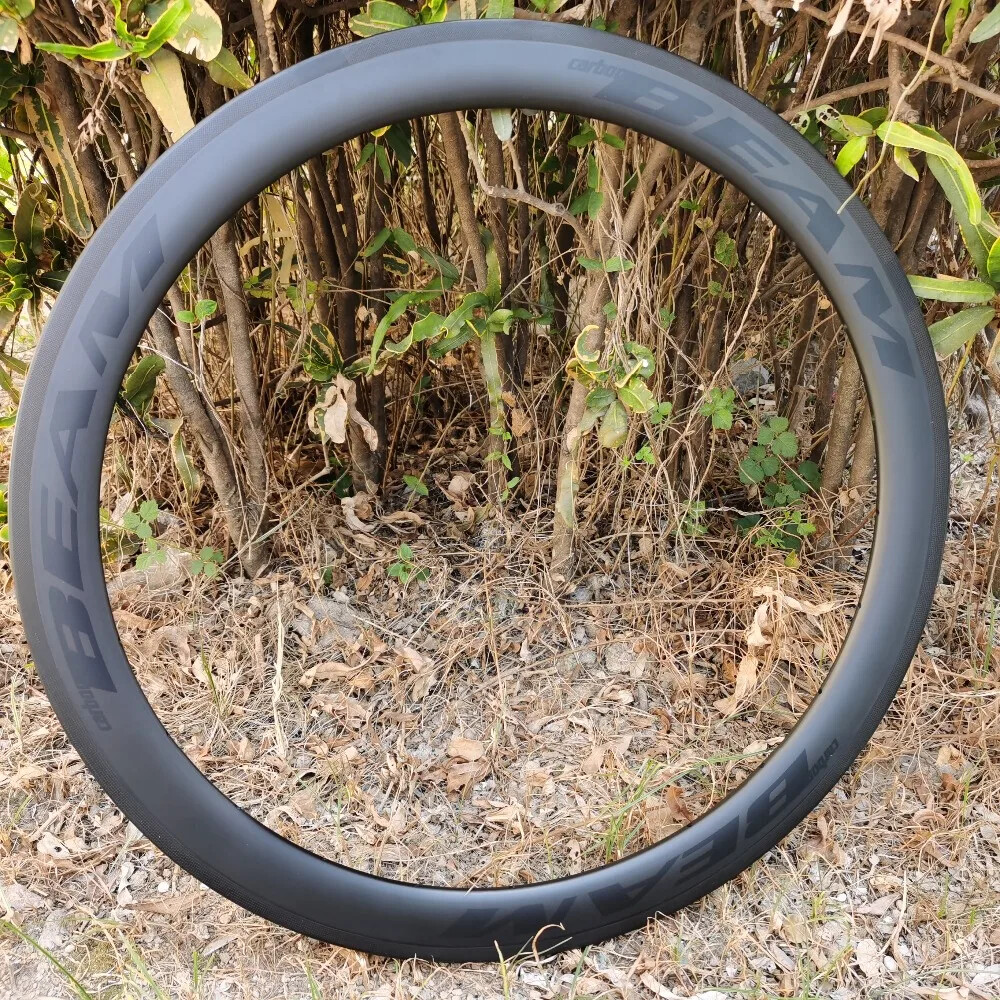 700C Tubeless Disc Brake Carbon Cyclocross Road Bicycle Rims Matte/Glossy Finish