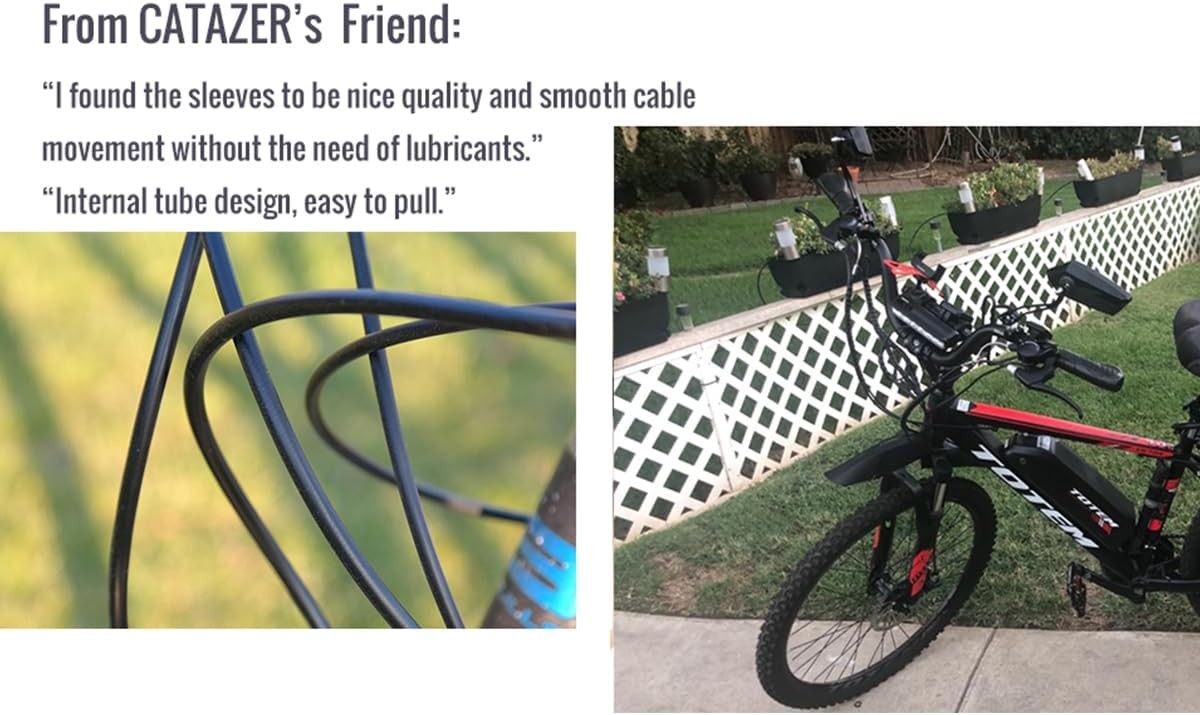 4mm Bike Shift Cable Housing & Kit 10ft 50ft for MTB Road Bike | Lined inner cab