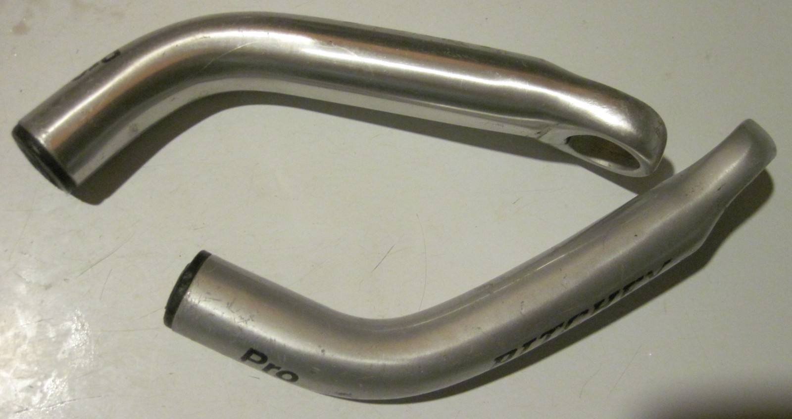 Vtg 90s Bar Ends MTB Ritchey Logic WCS Pro Handlebar Long Bend Curved Chrome 22