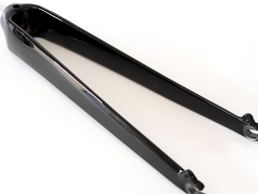 1-1/8″ to 1-1/4″ Road Bike Carbon 700C Tapered Fork Black 580g