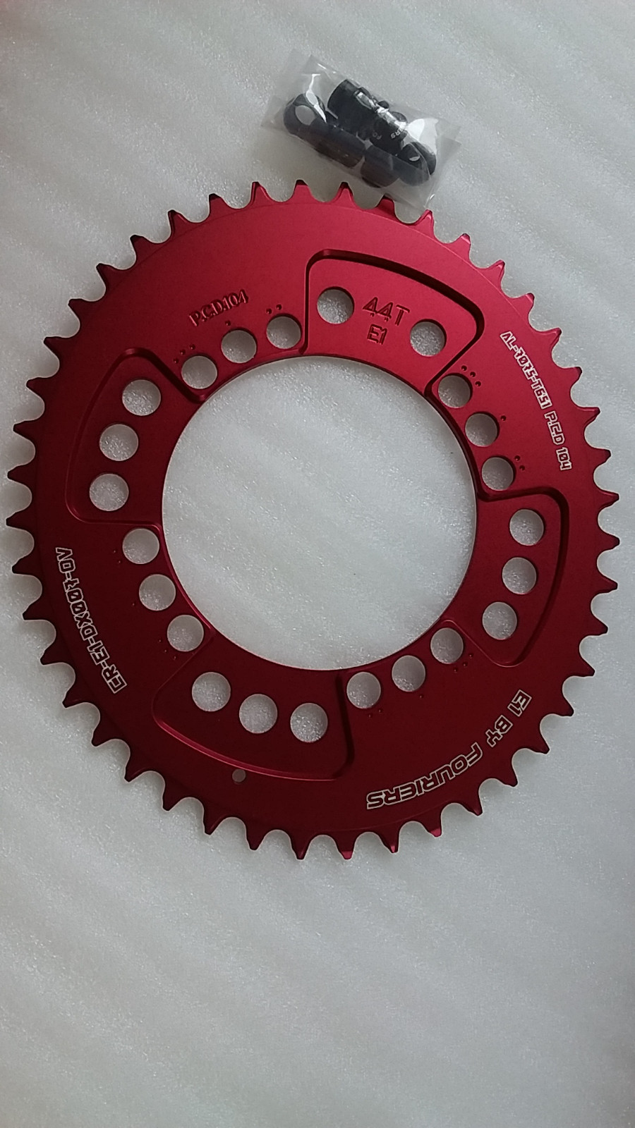 FOURIERS Oval BCD 104 Chainring 34T-48T Teeth Mountain Bike Bicycle Chainwheel E