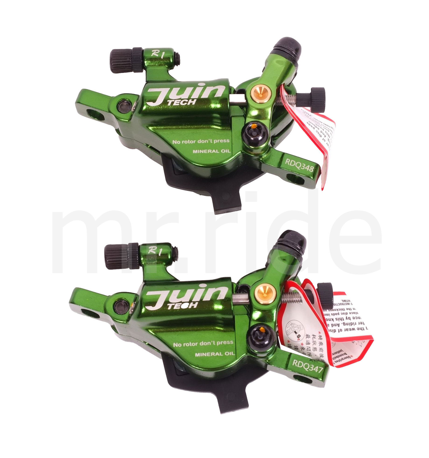 Juin Tech R1 Hydraulic Cable Disc Brake Set Dual Side Actuation Road/CX Bike